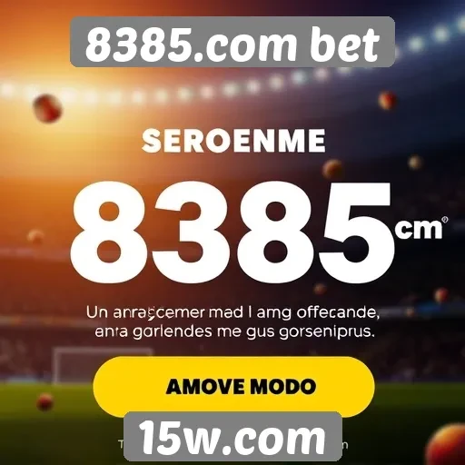 Promoções e bônus oferecidos pelo 8385.com bet